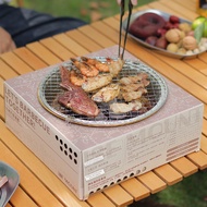 ISE MOUNT CHARCOAL GRILL SET CAMPING DISPOSABLE INTEGRATED OVEN
