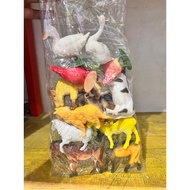 Farm Children's Toys Contents 12pcs Pets Livestock Cow Pig Chicken Horse Dog Buffalo Sheep Goose Duc