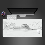 Black And White Abstract Mouse Pad Natural Rubber Washable Large Table Mat Notebook Computer Gamers 