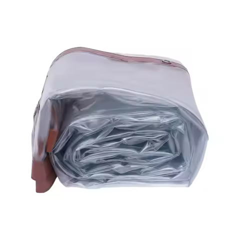 Tarpaulin Curtain 0.5mm Thick 820ft 2.56m High Hydrostatic Pressure Over 80cm Water Resistant PVC Pl