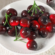 Artificial Cherries In A Bunch Of 6 Pieces Size 3.5 Cm.
