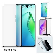 For OPPO 強化玻璃保護貼 OPPO Reno 8 / Reno 8 Pro / A77 5G Tempered Glass Screen Protector (包除塵淸㓗套裝）(Clearing Set Included)