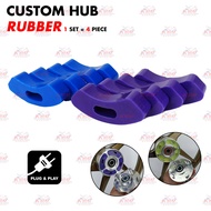 ESL Custom Hub Rubber Universal for Motorcycle Rim