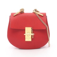 【二手】 Chloe Drew 紅色RED鏈條單肩包，女款