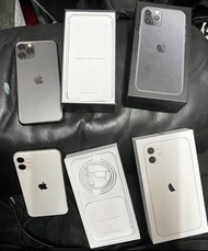 iPhone 11 Pro black space grey 256  黑 白 灰 綠 藍 紫 黃 iphone 11 128G white  85% new new battery  蘋果手機 電話 手提 電腦