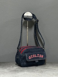 AEIOU No.287 Girlish กระเป๋ายีนส์ สะพายข้าง รุ่น Fold สินค้าลิขสิทธิ์แท้