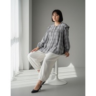 Bigissimo In Cotton - Bjorka Blouse Flannel | Atasan Wanita Blouse Flannel Tartan Bigsize Jumbo