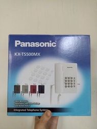 冇用過 Panasonic有線電話KX-TS500Mx 包裝開過白色