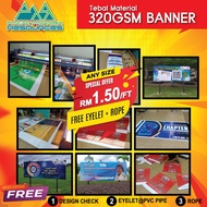 Ready Stock Custome Design (RM1.50) PRINT BANNER MURAH HARGA KILANG (FREEGIFT 2021)