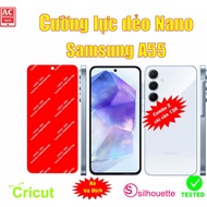 Toughened flexible screen protector for Samsung A55 phone