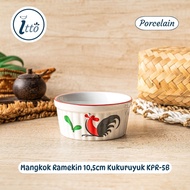 Mangkok Ramekin 105cm Ayam Kukuruyuk Kopin KPR-5B Porcelain Keramik