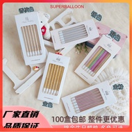 Birthday candle Number golden silver thread candle birthday cake candle 6 pieces