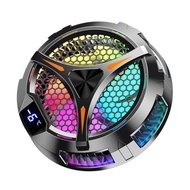 【U8B】-X42 Tablet Radiator Tablet Cooler RGB Colorful Lighting 10cm Magnetic Semiconductor Cooler Coo