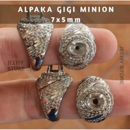 Wholesale 7x5 Minion Dental Alpaca Ring