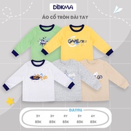 Dokma Boys' round neck long-sleeved shirt (2-6y)DA1115
