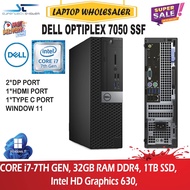 DELL OPTIPLEX 7050 | 7040 SSF| CORE I7-7TH GEN| CORE I5-7TH GEN |CORE I5-6TH | 32GB RAM DDR4 | 1TB S