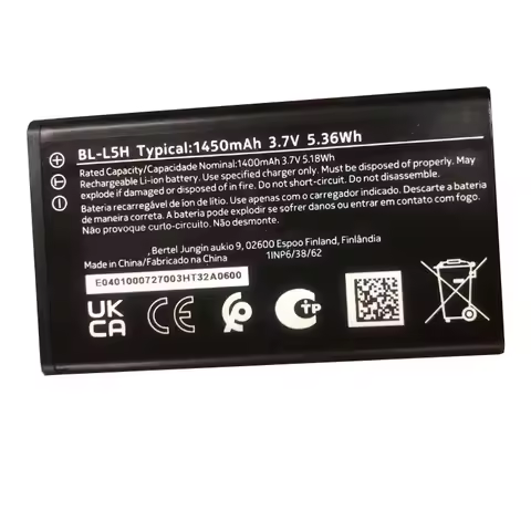 1450mAh BL-L5H Battery For Nokia 105 4G 110 4G125 150 (2023 Edition) Battery BLL5H