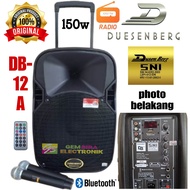 Speaker Portable Dusenberg DB12A Original Bluetooth Tws FM radio