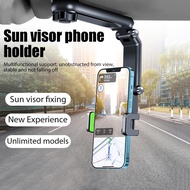 Cswmjb ที่บังแดดกระจกเย็นโทรศัพท์ในรถยนต์ที่ยึดที่จับโทรศัพท์มือถือตั้ง GPS สนับสนุนโทรศัพท์มือถือรถสำหรับ Samsung Xiaomi