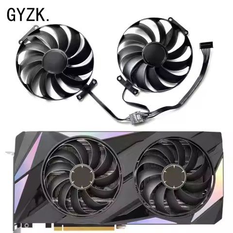 New For ASUS GeForce RTX3060 3060ti MEGALODON OC Graphics Card Replacement Fan