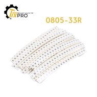 Solder resistor 0805-33R 1% 2.0x1.2mm (Bag of 50)