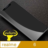 realme 6 2.5D曲面滿版 9H防爆鋼化玻璃保護貼 黑色