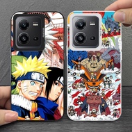 Case for VIVO V25 V25E Y35 Y22 Y22S 5G Soft A-43 Anime Naruto Akatsuki
