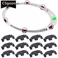 C5GOON 12Pcs Car Headlight Trim Ring Clips Buckles Headlight Bulb Clips For Mini Cooper Countryman C