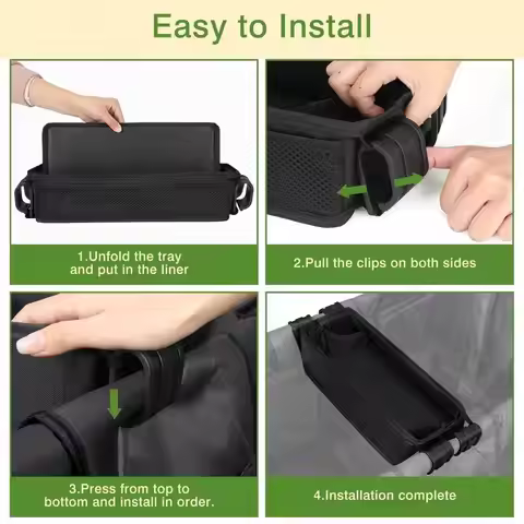 Stroller Tray with Cup Holders Wonderfold W1/w2/w4 Stroller Tray with Cup Holder Multi Mesh Pockets 