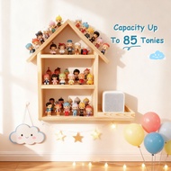 ชั้นวางกล่อง Toniebox สำหรับห้องเด็กรูปบ้านได้ถึง85ตันM/A/G/N/E/T/I/C สำหรับชั้นวางของ Tonie Box และ