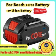 8000mAh/10000mAh/12000mAh For Bosch 21700 18V Lithium - Ion Battery  Cordless Drill Power Tools