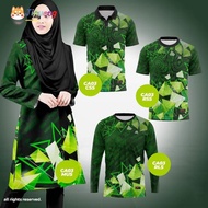 Baju Sukan Muslimah Labuh Family Set_Couple Set Tshirt Dewasa Kanak2 Tshirt Muslimah Jersey Microfib
