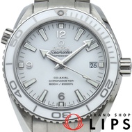 歐米茄海馬系列海洋宇宙600公尺同軸42毫米男士腕錶，型號232.30.42.21.04.001，不鏽鋼/陶瓷錶殼，白色，拋光，成色極佳，原廠錶盒和保固卡 [二手]