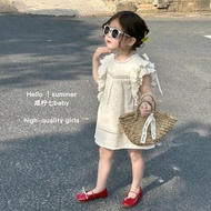 女童连衣裙夏装2023新款小女孩洋气女宝宝法式裙子夏季95153