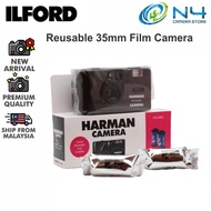 Ilford Harman Reusable 35mm Camera + 2 Roll Kentmere Pan B/W 400 Film