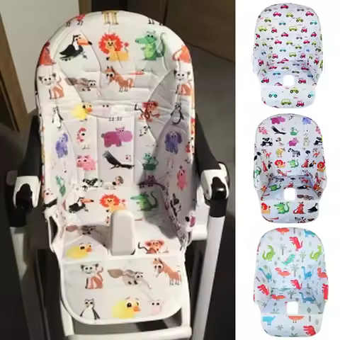 Cute Baby Chair Cushion Oxford Cover Compatible for Prima Pappa Siesta Zero 3 Aag Baoneo Dinner Chai