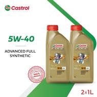 [TWIN PACK] Castrol EDGE 5W-40 A3/B4 SN Engine Oils for Petrol and Diesel Cars (1L)