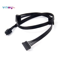 1Pcs GPU PCI Express 6Pin Male 1 to 3  SSD Power Supply Cable for  CX850M CX750M CX600M CX500M CX430
