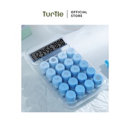 Turtle New transparent button calculator large screen electronic calculator 10 digit student calcula