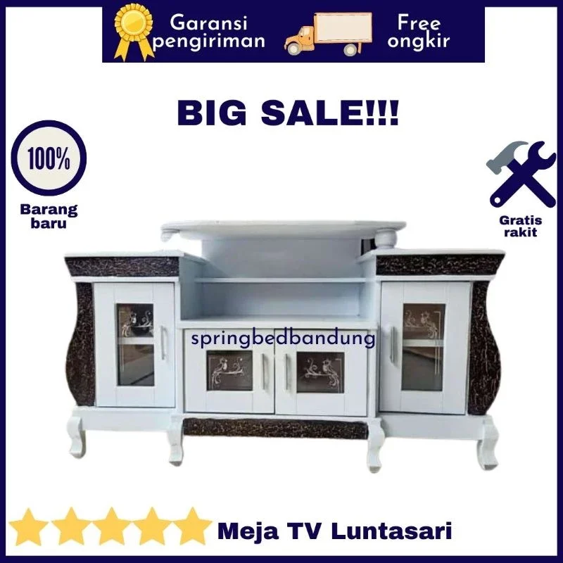 GRATIS ONGKIR MEJA TV LUNTASARI MURAH BANDUNG SUMEDANG GARUT CIMAHI PURWAKARTA TASIKMALAYA KARAWANG