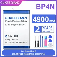 4900mAh BP4N Reliable Power Tablet Battery For Xiaomi Pad 6 23043RP34C 23043RP34G 23043RP34I