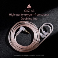 QKZ A3 OFC Wire Control 3.5mm Earphone Upgrade Cable for QKZ HBB ZXT AK6 MAX EDX PRO Castor Pro