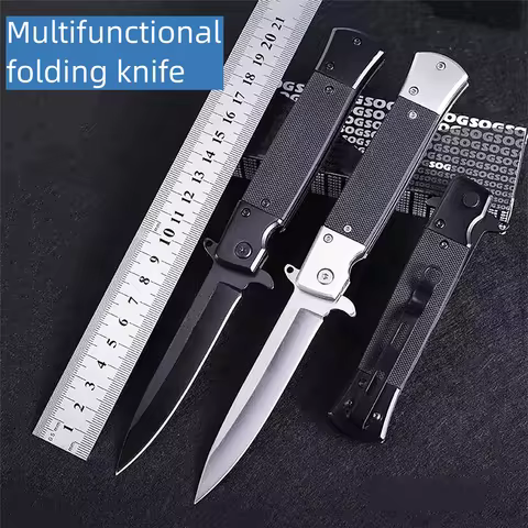 New G10 Handle Multi-functional high-hardness folding knife Folding knife Portable mini knife wilder