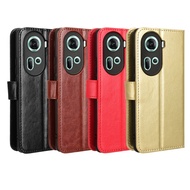 Flip Case For Oppo Reno 11 Reno11 5G CPH2599 Case Wallet Magnetic Luxury Leather Cover For OPPO Reno 11 5G Global Phone Case