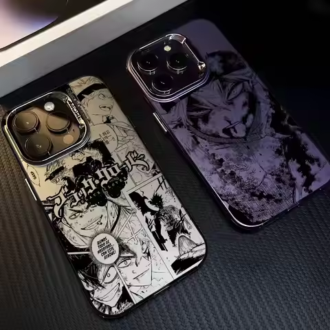 Fishion B-Black Clover AstaS Phone Case for Xiaomi Mi 15T 14T 14 13 12 12T 11 Lite Poco X7 X6 F7 F6 