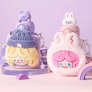 【免運】保溫杯女生可愛吸管316不鏽鋼兒童水杯ALL-JOINT