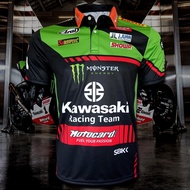 Polo Shirt MotoGP Kawasaki Racing Team WB0004 Jonathan Rea 1 Model Size S-5XL