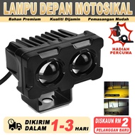 【COD】LED sports light motorcycle light 2LEDS 6000K fog headlight 12V 24V suitable for motorcycle SUV