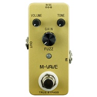 M-VAVE FUZZ Vintage Fuzz Guitar Effect Pedal Zinc Alloy Shell True Bypass Electric Guitar Pedal for guitar accessories parts