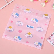 Plastik Ziplock Kemasan Permen Kue Serbaguna Mini 13.5cm  Klip  Dengan Penutup Zip Lock Tas Cookie M